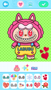 اسکرین شات 1 بازی Labubu Coloring Games for Kids