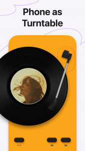 اسکرین شات برنامه MD Vinyl - Music Player Widget 1