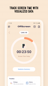 اسکرین شات برنامه OffScreen - Less Screen Time 2