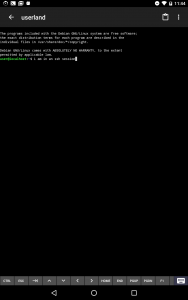 اسکرین شات برنامه UserLAnd - Linux on Android 4