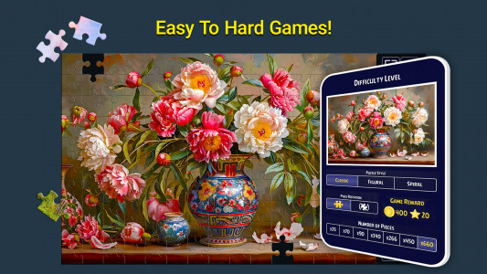 اسکرین شات 5 بازی Jigsaw Puzzles Crown: HD Games