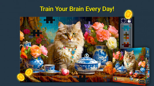 اسکرین شات 2 بازی Jigsaw Puzzles Crown: HD Games
