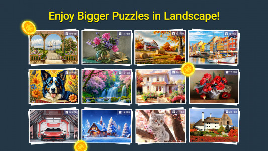 اسکرین شات 4 بازی Jigsaw Puzzles Crown: HD Games