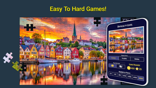 اسکرین شات 5 بازی Jigsaw Puzzles Crown: HD Games