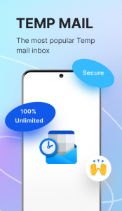 اسکرین شات برنامه Temp Mail 1