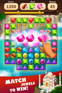 اسکرین شات بازی Jewels Planet - Match 3 Puzzle 1