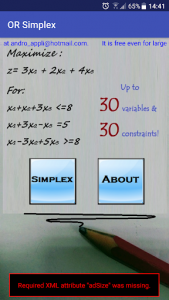 اسکرین شات برنامه OR Simplex 1