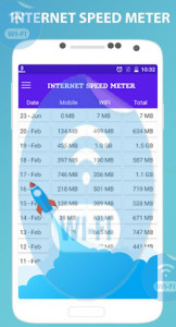 اسکرین شات برنامه Internet speedmeter check wifi 2