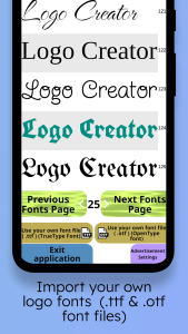 اسکرین شات 8 برنامه Fonts - Lettering Font Design