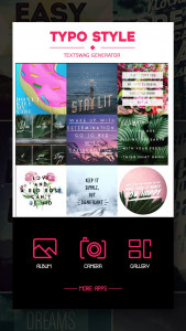 اسکرین شات 3 برنامه Typo Style - Add text on Photo