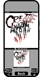 اسکرین شات 5 برنامه Canvas: Font lettering design