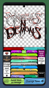 اسکرین شات 2 برنامه Fonts - Logo Maker