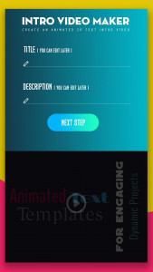 اسکرین شات برنامه Intro Video Maker 1