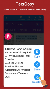 اسکرین شات برنامه Textcopy- Copy,Paste,Translate 5