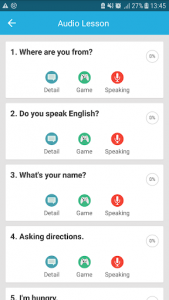اسکرین شات برنامه Learn English Conversation 2
