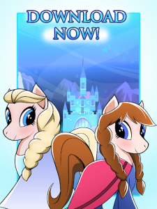 اسکرین شات بازی Pony Frozen Dress Up 4