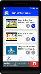 اسکرین شات برنامه Happy Birthday Songs 🎉 🍰 💝 2