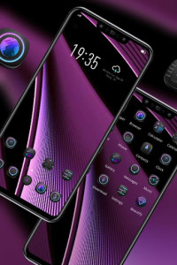 اسکرین شات برنامه Colorful theme Purple business supple for Galaxy 2