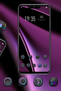 اسکرین شات برنامه Colorful theme Purple business supple for Galaxy 3