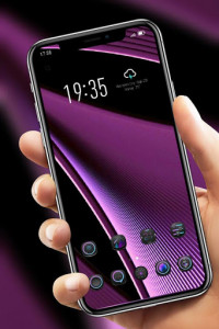 اسکرین شات برنامه Colorful theme Purple business supple for Galaxy 4
