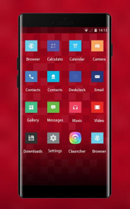 اسکرین شات برنامه Theme for OnePlus One HD: Chinese Red 2