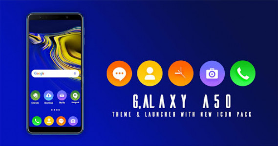 اسکرین شات برنامه Theme & Launcher for Galaxy A50 1