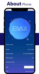 اسکرین شات برنامه Blue Theme for Huawei Emui 7