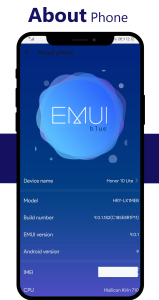 اسکرین شات 7 برنامه Blue Theme for Huawei Emui