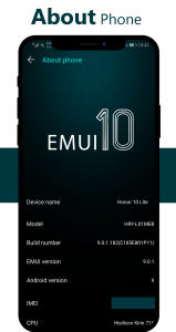 اسکرین شات برنامه Dark Emui 10 Theme for Huawei 7