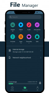 اسکرین شات برنامه Dark Emui-9.1 Theme for Huawei 4