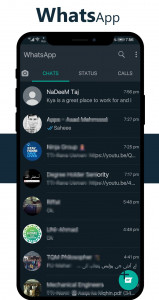 اسکرین شات برنامه Dark Emui-9.1 Theme for Huawei 7