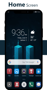اسکرین شات 2 برنامه Dark Emui-9.1 Theme for Huawei