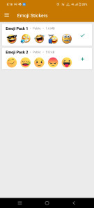 اسکرین شات برنامه Smile Emoji Stickers Pack 1 1