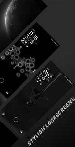 اسکرین شات 6 برنامه Black Wallpapers Packs HD