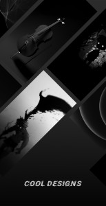 اسکرین شات 5 برنامه Black Wallpapers Packs HD