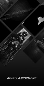 اسکرین شات 3 برنامه Black Wallpapers Packs HD