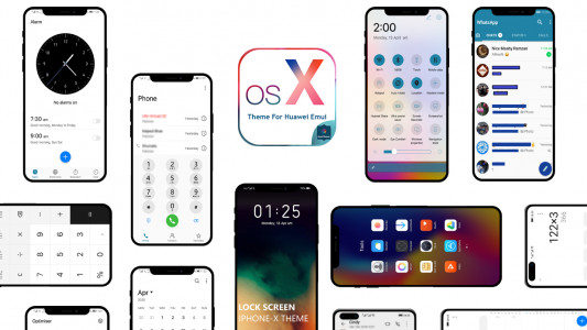 اسکرین شات برنامه OsX Theme for Huawei 1