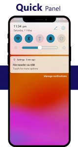 اسکرین شات برنامه OS 18 Theme for Huawei 8