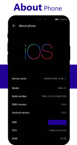 اسکرین شات 4 برنامه OS 26 Dark Theme for Huawei