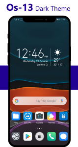 اسکرین شات برنامه Os15 Dark Theme for Huawei 2