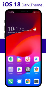 اسکرین شات برنامه OS 18 Dark Theme for Huawei 2