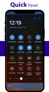 اسکرین شات برنامه Os15 Dark Theme for Huawei 8