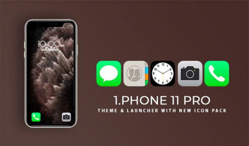 اسکرین شات برنامه Launcher for IPhone 11 Pro 1