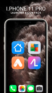اسکرین شات 4 برنامه IPhone 11 Pro Launcher