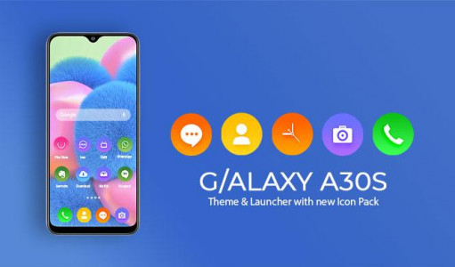 اسکرین شات برنامه Galaxy A30s Launcher 1