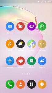 اسکرین شات برنامه Samsung Galaxy A90 5G Launcher 5