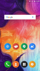 اسکرین شات برنامه Samsung Galaxy A90 5G Launcher 3