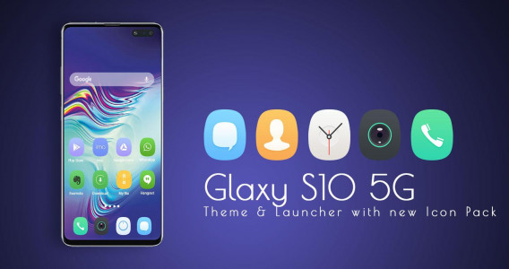 اسکرین شات برنامه Samsung Galaxy S10 5G Launcher 1