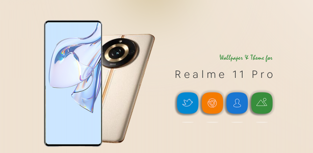 اسکرین شات 1 برنامه Realme 11/11 Pro Theme Luncher