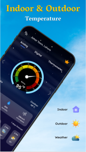 اسکرین شات 3 برنامه Room Temperature, Thermometer